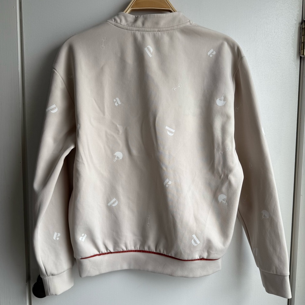 Dada Sport Paris Diamant Equestrian Technical Sweatshirt - Cream/Tan XS - Picture 3 of 11